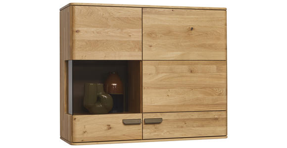 HÄNGEELEMENT Wildeiche  106,9/87,4/37,1 cm  - Wildeiche/Bronzefarben, Natur, Glas/Holz (106,9/87,4/37,1cm) - Valnatura