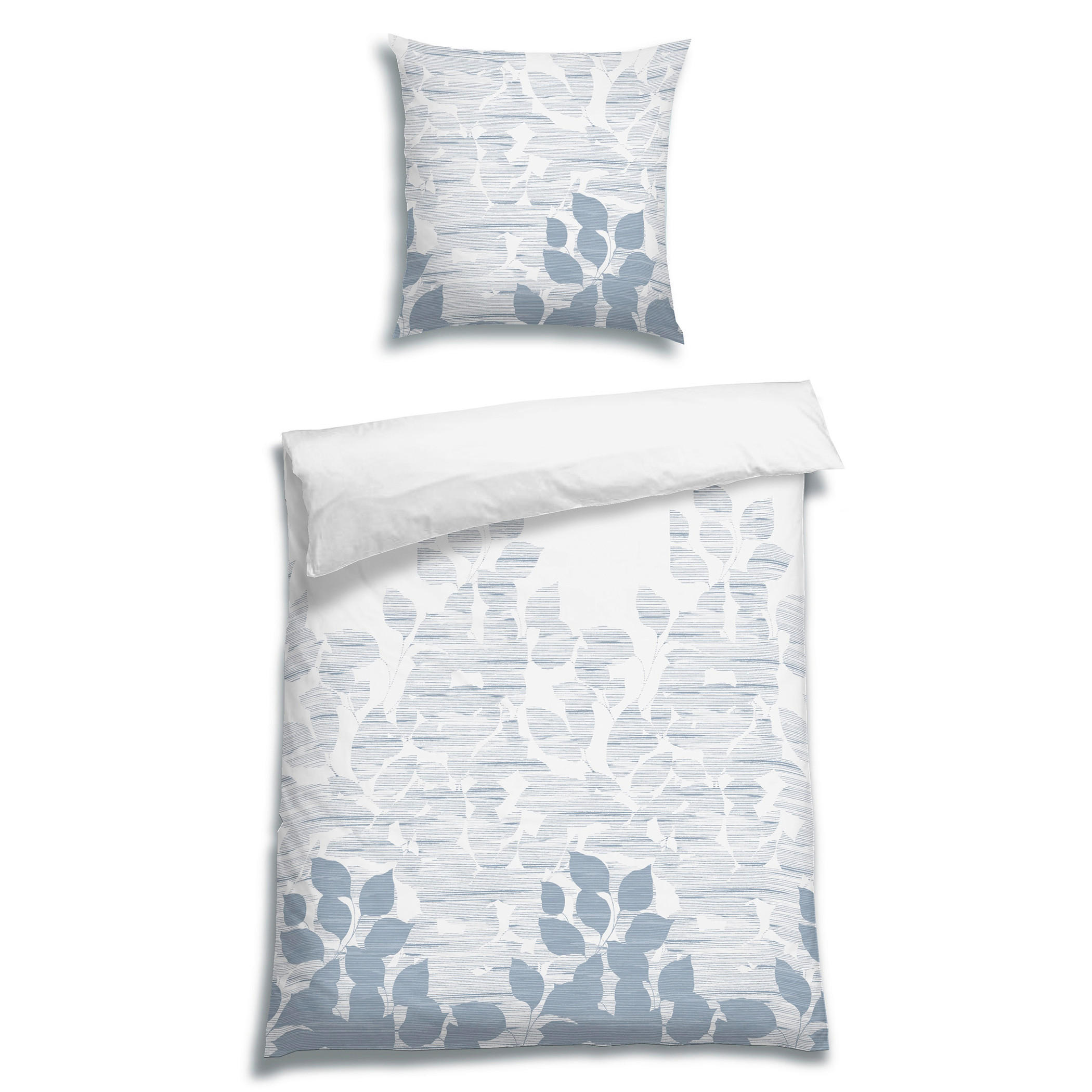 BETTWÄSCHE 2-teilig Flanell 135/200 cm  - Dunkelblau, Design, Textil (135/200cm) - Florella