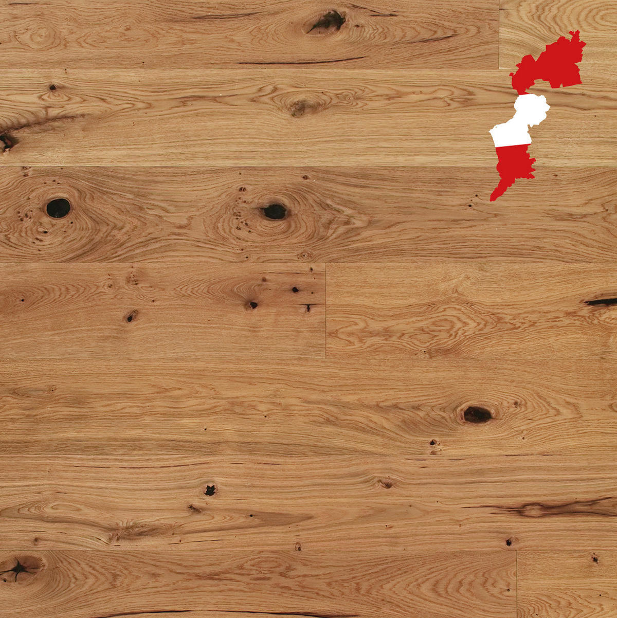 PARKETOVÁ PODLAHA  (m²) dub - barvy dubu, Konvenční, dřevo (220/18,5/1,3cm) - Ambiente