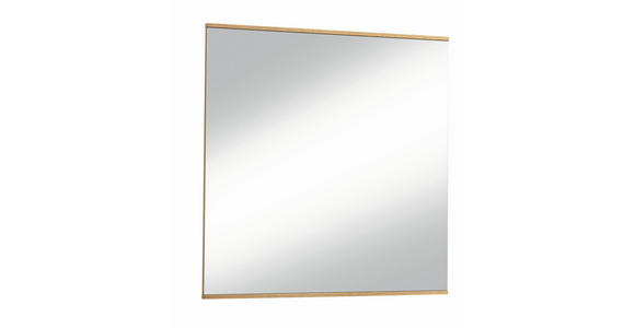 WANDSPIEGEL 82/82/2 cm    - Eichefarben, Natur, Glas/Holz (82/82/2cm) - Novel
