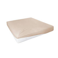 TOPPER-SPANNLEINTUCH 100/200 cm Jersey  - Beige, Basics, Textil (100/200cm)