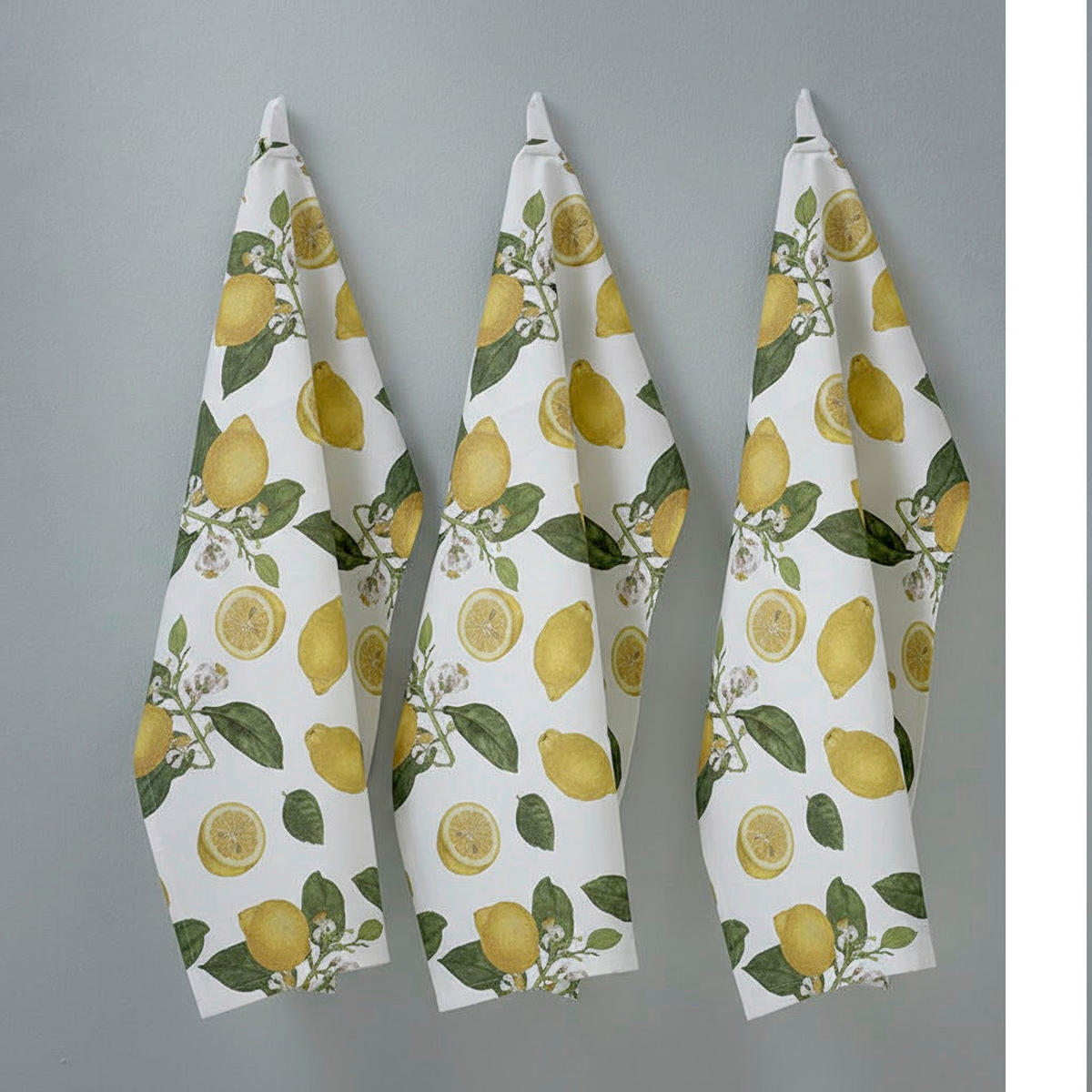 GESCHIRRTUCH-SET 3-teilig Gelb  - Gelb, Basics, Textil (50/70cm)