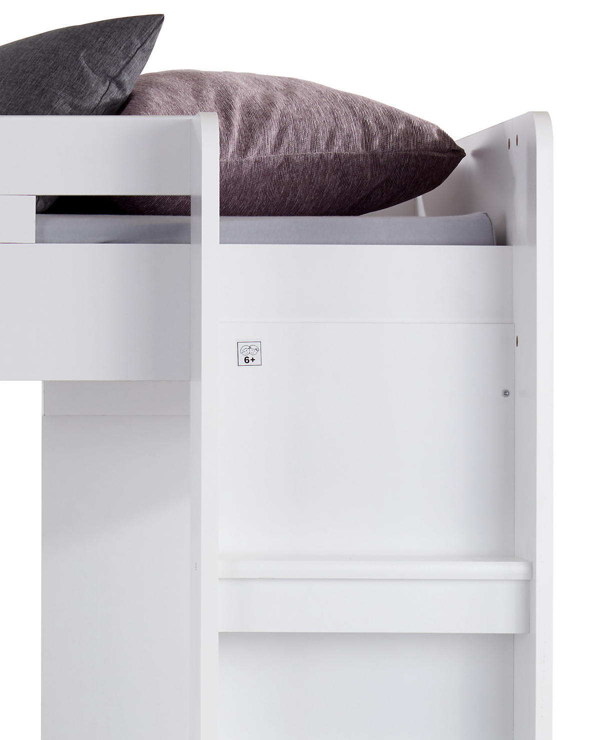 ETAGENBETT - Eichefarben/Weiß, KONVENTIONELL, Holzwerkstoff (90/200cm) - MID.YOU