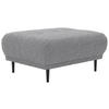 HOCKER in Textil Grau  - Schwarz/Grau, Design, Holz/Textil (93/45/77cm) - Stylife