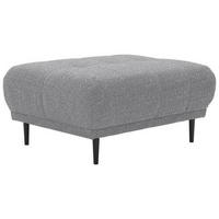 HOCKER in Textil Grau  - Schwarz/Grau, Design, Holz/Textil (93/45/77cm) - Stylife