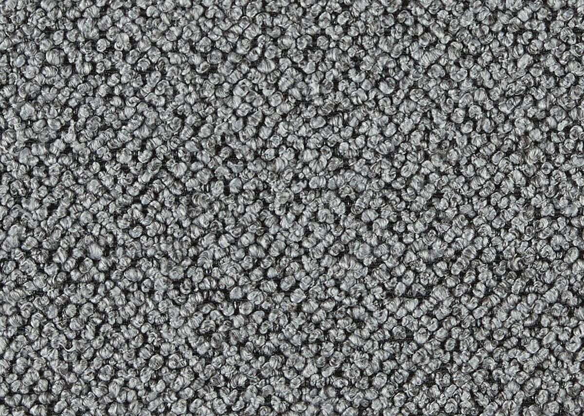 ECKSOFA in Flachgewebe Grau  - Schwarz/Grau, Design, Textil/Metall (259/152cm) - Dieter Knoll