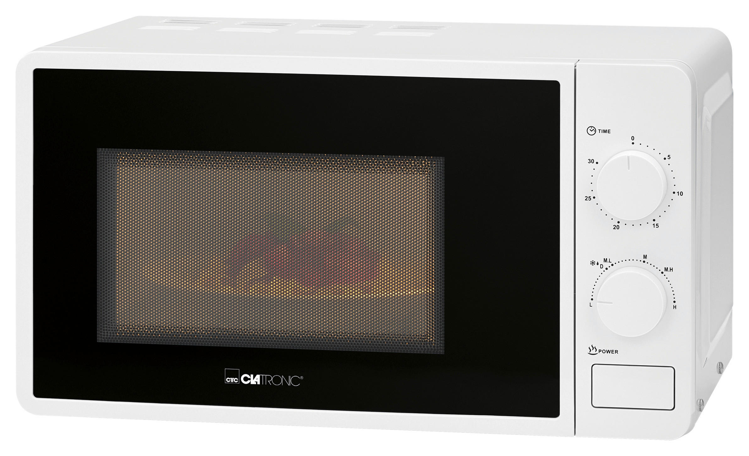MIKROWELLE MW 791 weiß 20L 700W  - Weiß, Basics, Kunststoff (45/25,5/34,5cm) - Clatronic