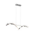 LED-HÄNGELEUCHTE 100/26/150 cm  - Chromfarben, Design, Metall (100/26/150cm) - Ambiente