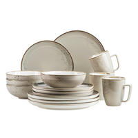 KOMBISERVICE PINTAR 16-teilig  - Graugrün, Basics, Keramik - Mäser