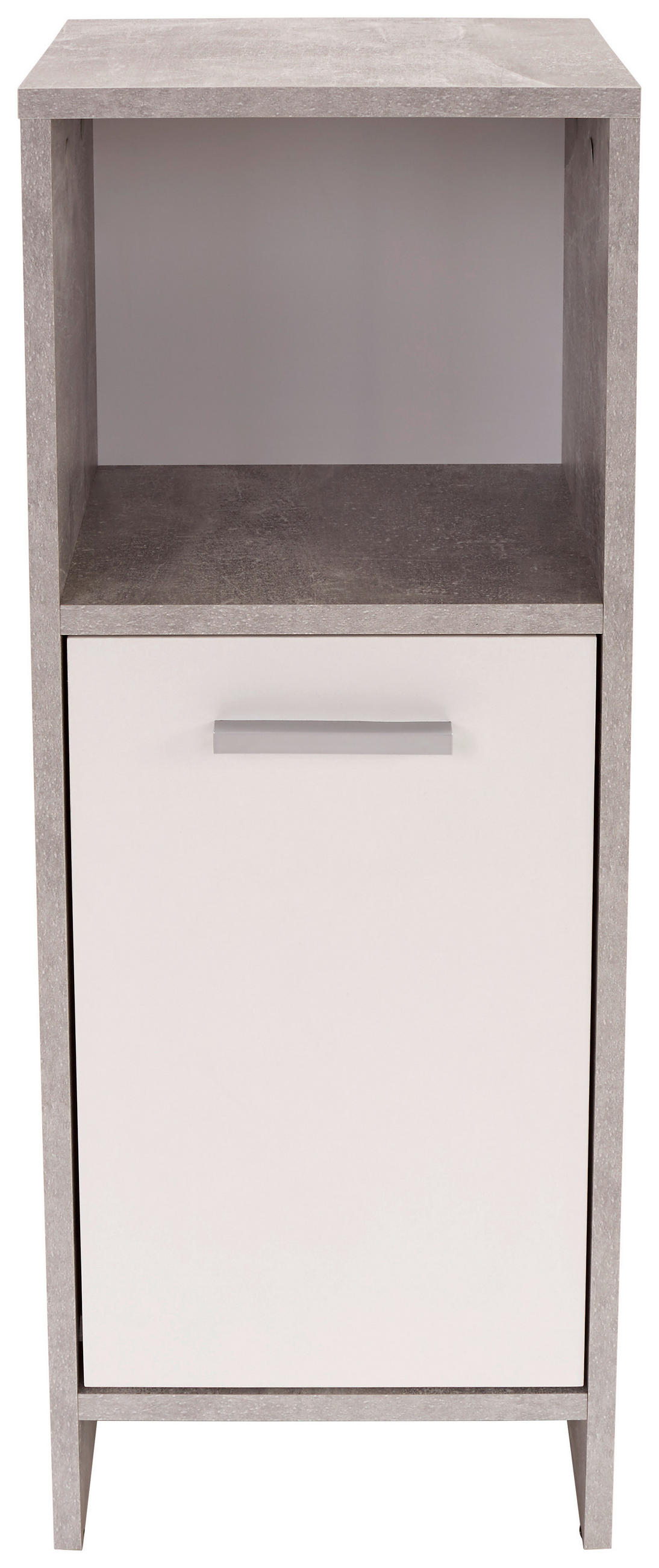 UNTERSCHRANK 32/82/28 cm   - Chromfarben/Hellgrau, MODERN, Holzwerkstoff/Kunststoff (32/82/28cm) - MID.YOU