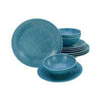 TAFELSERVICE Hellblau 18-teilig  - Hellblau, Trend, Keramik - Creatable