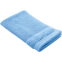 GÄSTETUCH BONITA Blau 4-teilig 30/50 cm  - Blau, Natur, Textil (30/50cm) - Bio:Vio