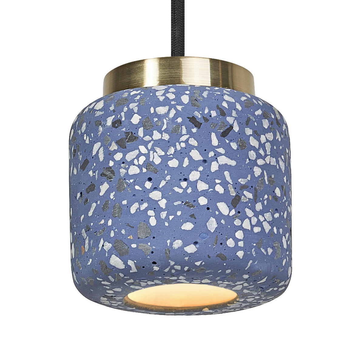 HÄNGELEUCHTE 10/150 cm  - Blau, Basics, Stein (10/150cm) - Osram