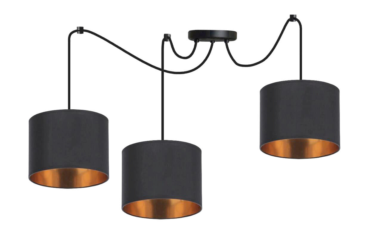 XXXLutz Pendelleuchte Candida Schwarz 100x150x100 cm