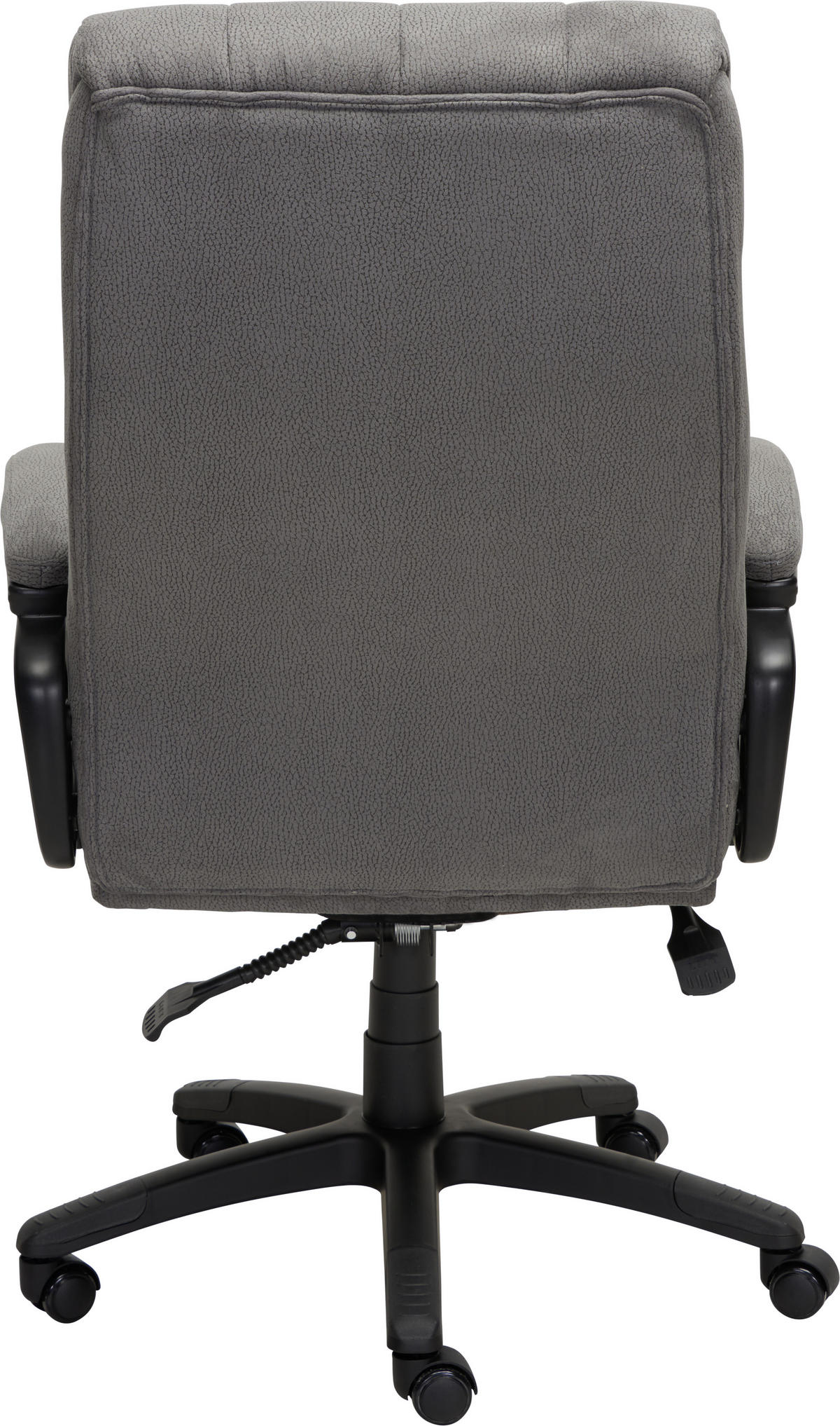 KANCELÁRSKE KRESLO, mikrovlákno, sivá, čierna - čierna/sivá, Konventionell, textil/plast (68/111-119/78cm) - Novel