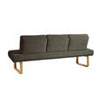 SITZBANK 209/92/78 cm  in Braun  - Eichefarben/Braun, Design, Holz/Textil (209/92/78cm) - Dieter Knoll