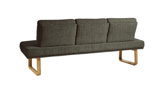 SITZBANK 209/92/78 cm  in Braun  - Eichefarben/Braun, Design, Holz/Textil (209/92/78cm) - Dieter Knoll