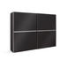 SCHWEBETÜRENSCHRANK 2-türig Schwarz - Chromfarben/Schwarz, Design, Glas/Holzwerkstoff (250/216/68cm) - SetOne by Musterring SCHWEBETÜRENSCHRANK 2-türig Schwarz - Chromfarben/Schwarz, Design, Glas/Holzwerkstoff (250/216/68cm) - SetOne by Musterring