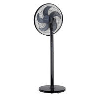 STOJANOVÝ VENTILÁTOR - černá, Basics, kov/plast (44/39/129cm) - Mican