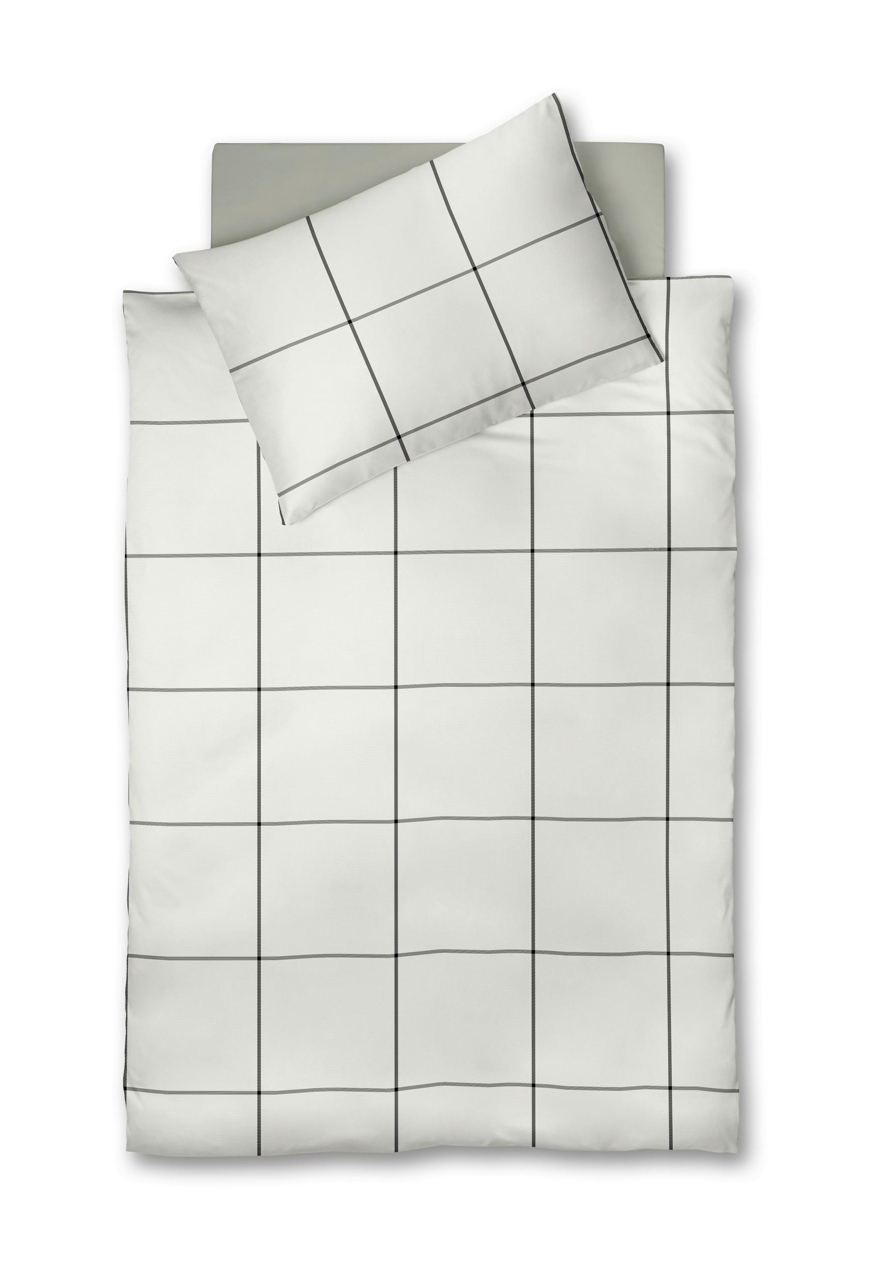 XXXL POSTEĽNÁ BIELIZEŇ, flanel, biela, 140/200 cm