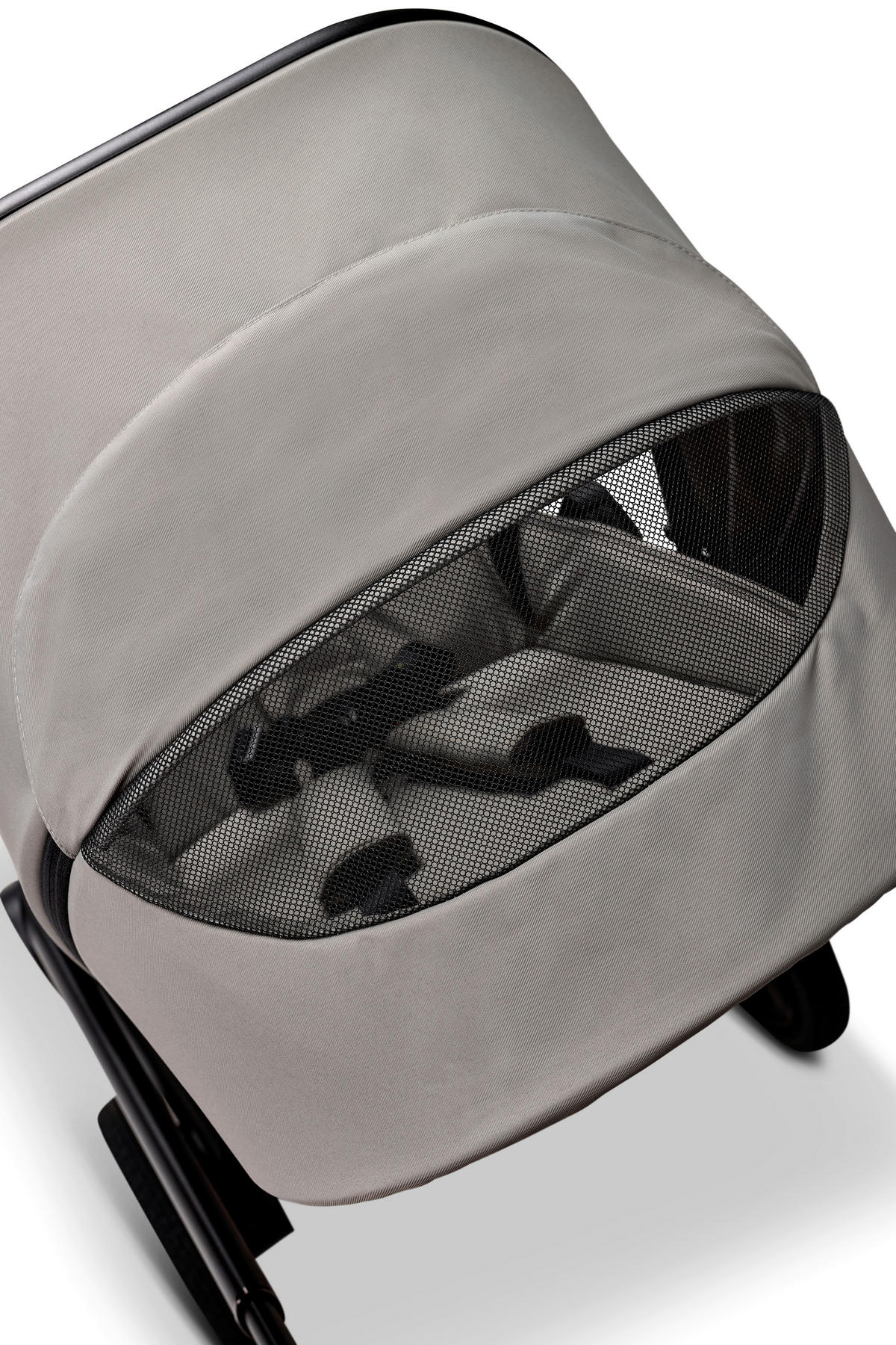 BUGGY Hype  - Blaugrau/Schwarz, Basics, Textil (96/57/114cm) - Moon