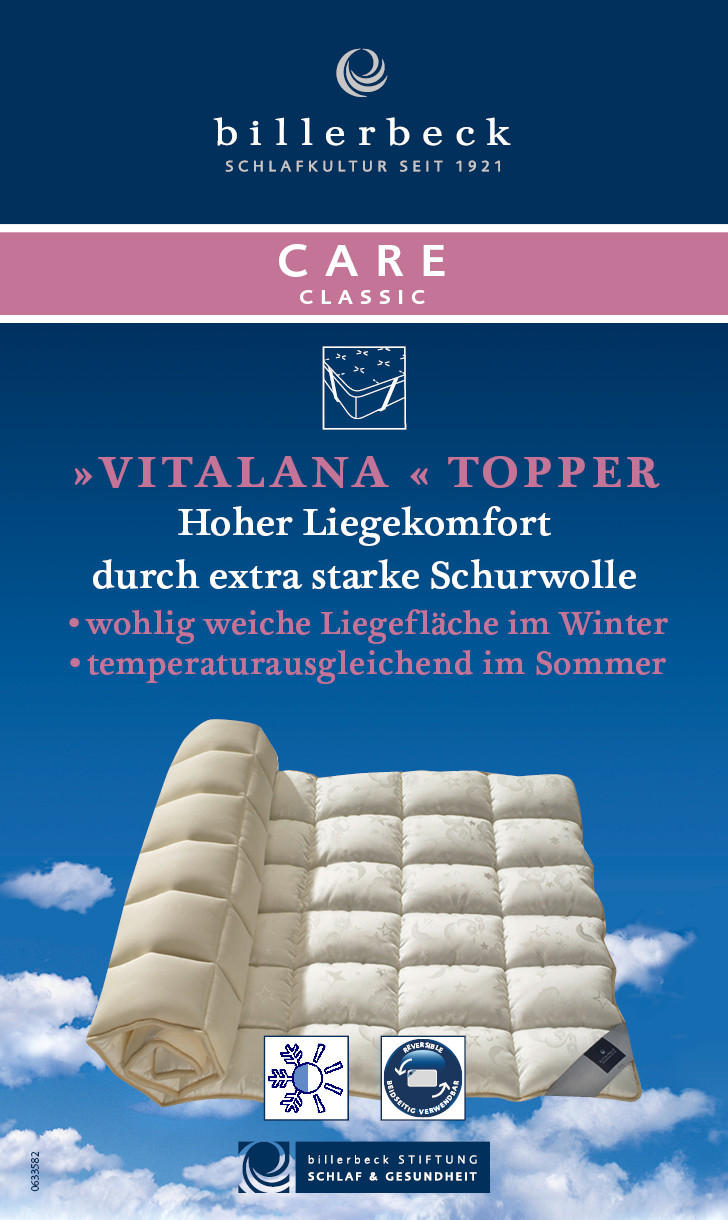 KOMFORTAUFLAGE - Champagner, Basics, Textil (100/200cm) - Billerbeck