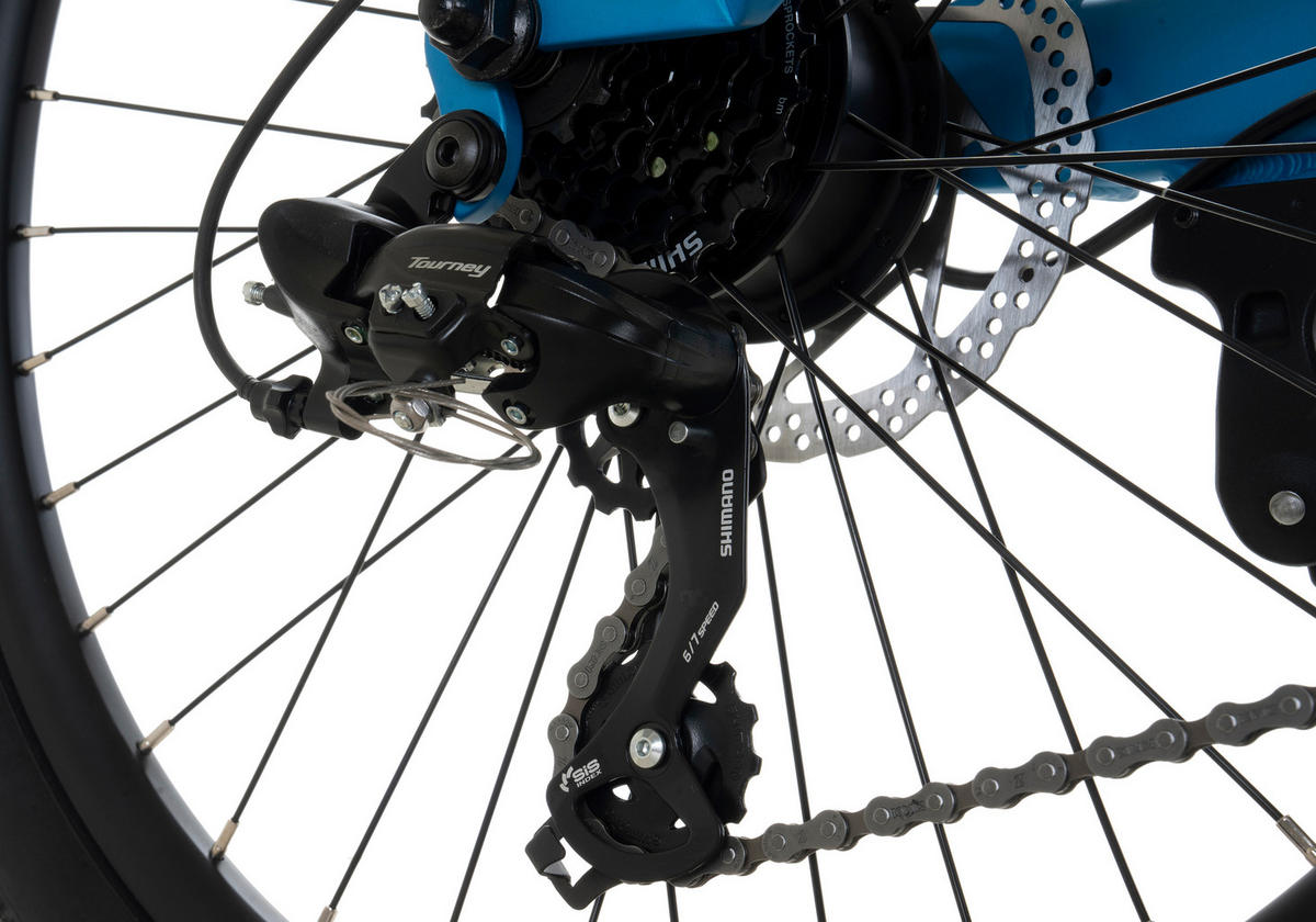 ELEKTROFAHRRAD E-Kompaktrad 24 Zoll  - Hellblau, Basics, Metall (180/70/100cm)