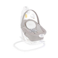 SCHAUKELWIPPE SOFTSWAY  - Weiß/Grau, Basics, Textil/Metall (72,8/89,3/91,5cm) - Graco