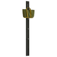 PANNEAU DE GARDE-ROBE  in 10/165/5 cm  - Anthrazit, Design, Holzwerkstoff/Metall (10/165/5cm) - Moderano