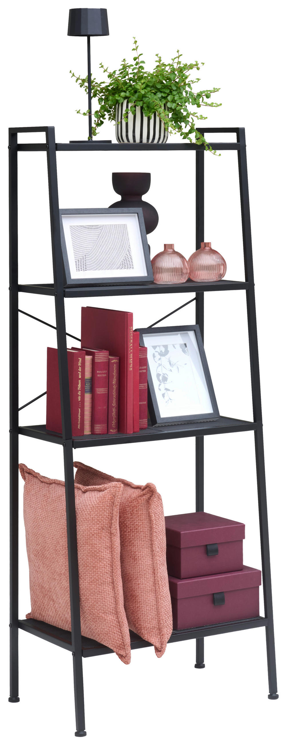 REGAL Schwarz  - Schwarz, Basics, Metall (59/147/35cm) - Boxxx