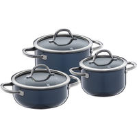 KOCHTOPFSET WMF Fusiontec 3-teilig  - Basics, Glas/Metall - WMF