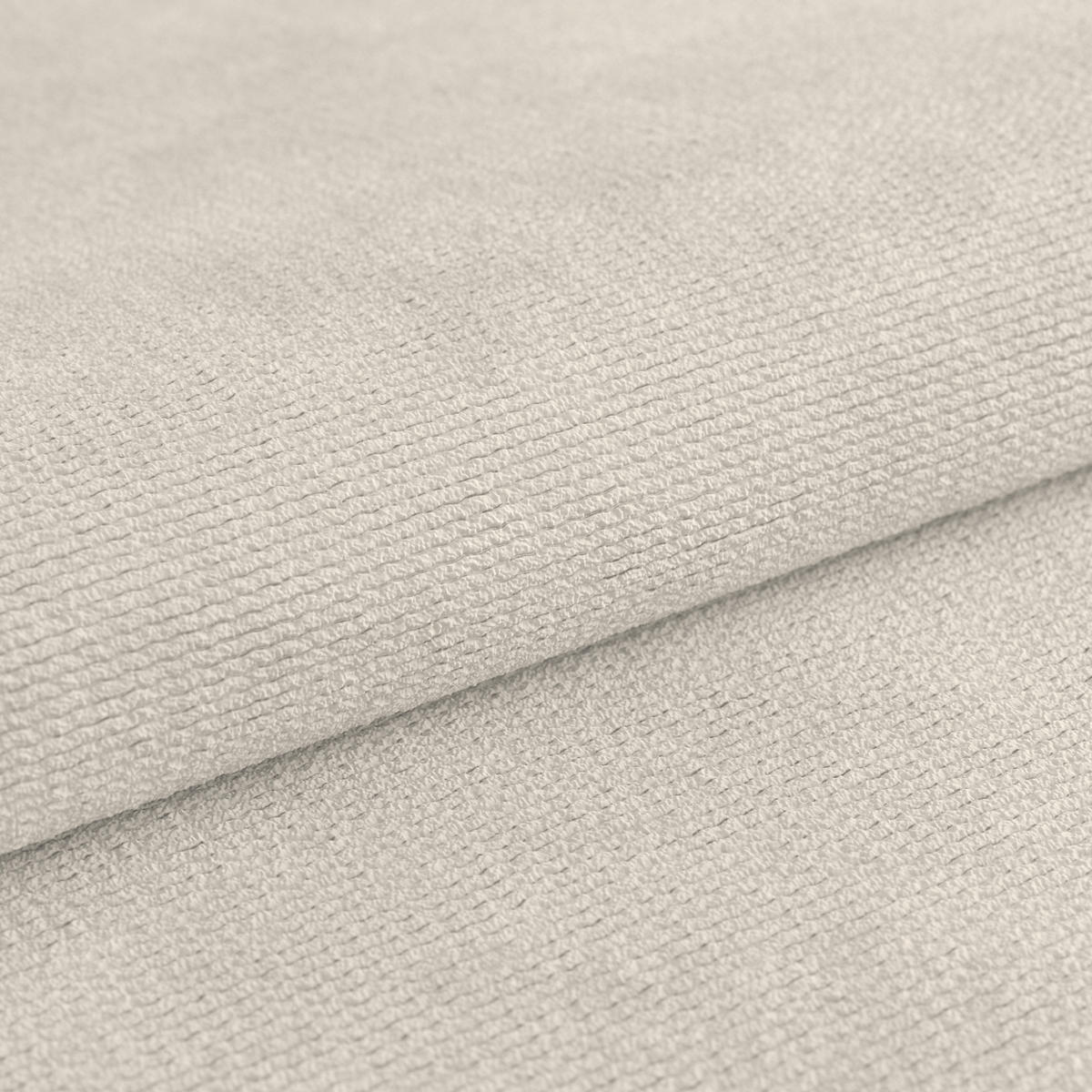 ECKSOFA Creme  - Creme/Schwarz, Trend, Kunststoff/Textil (203/261cm) - Livetastic
