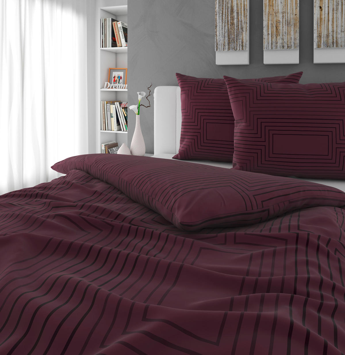 BETTWÄSCHESET 2-teilig Satin 200/210 cm  - Multicolor, Konventionell, Textil (200/210cm) - Novel