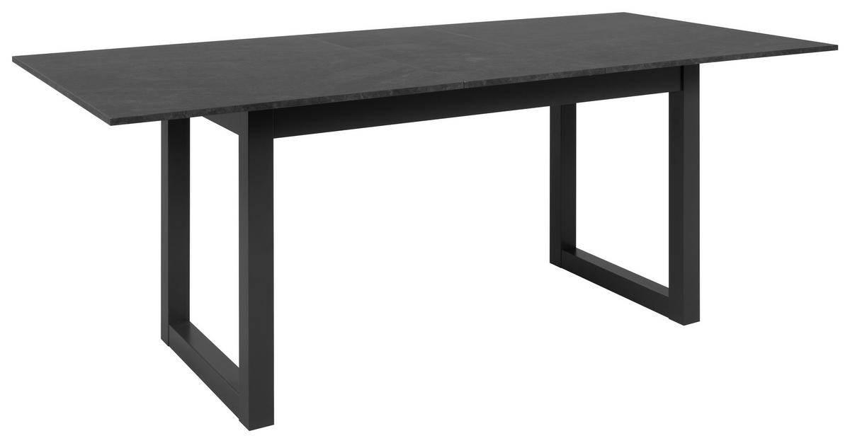 ESSTISCH Holzwerkstoff 160/90/75 cm  - Schieferfarben/Anthrazit, Design, Holzwerkstoff (160/90/75cm) - MID.YOU