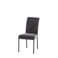 STOLICA  tamno siva  metal, tekstil      - tamno siva/crna, Moderno, metal/tekstil (46/91/61cm)