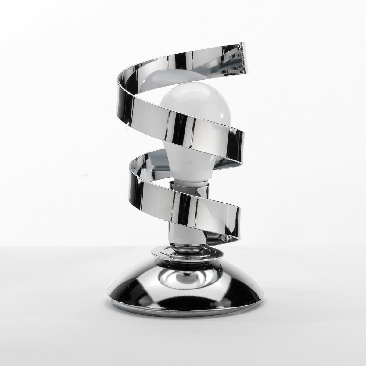 TISCHLEUCHTE 12/12/25 cm   - Chromfarben, Design, Metall (12/12/25cm)