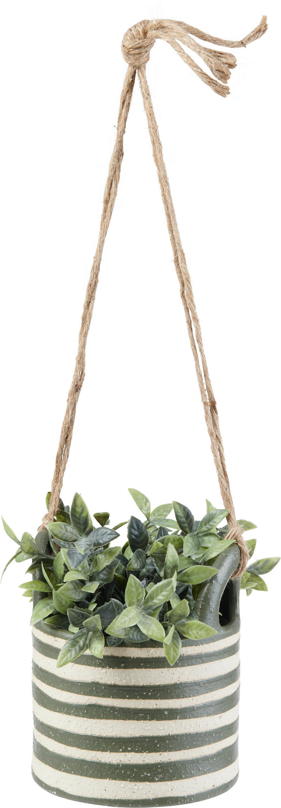 GHIVECI DE FLORI  - verde, Trend, ceramică/textil (15,5/18/15,5cm) - Ambia Home