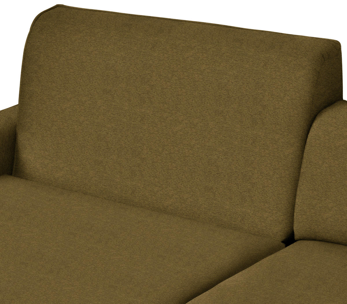 ECKSOFA in Flachgewebe Khaki  - Khaki/Schwarz, Design, Textil/Metall (190/285cm) - Johann Jakob