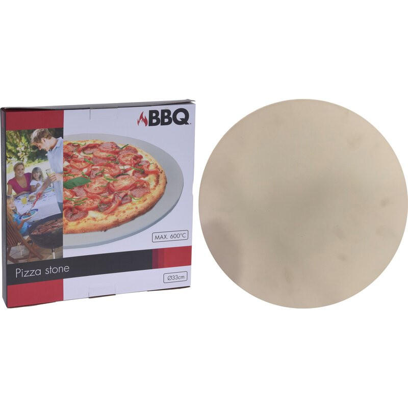 KAMEN ZA PIZZU  kamen   - krem, Basics, kamen (33/1,1/33cm)