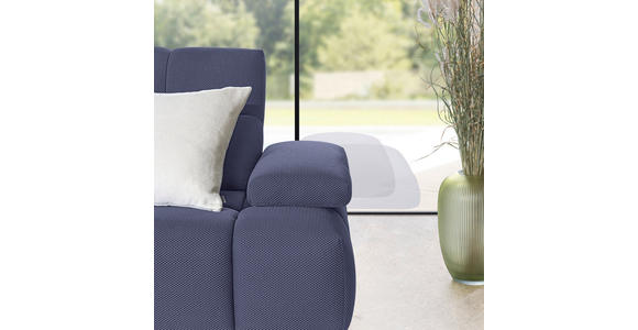 ECKSOFA in Struktur Violett 233/313 cm - Violett/Schwarz, Design, Kunststoff/Textil (233/313cm) - Emilio Belluti