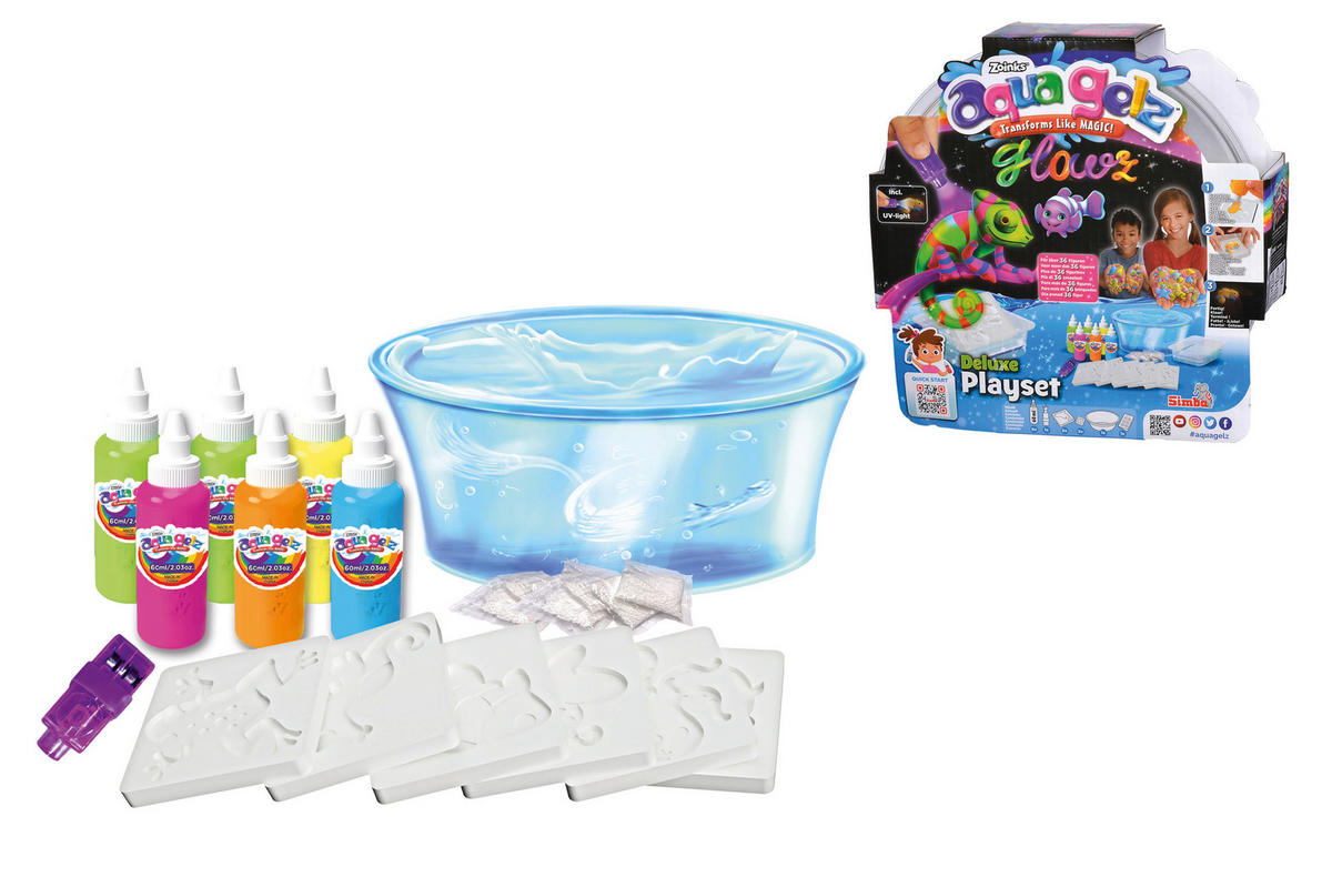 AQUA GELZ DELUXE - Multicolor, Basics, Kunststoff (7,60/26,80/26,80cm) - Simba