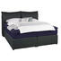 BOXSPRINGBETT in Anthrazit, Blau - Blau/Anthrazit, KONVENTIONELL, Kunststoff/Textil (180/200cm) - Welnova BOXSPRINGBETT in Anthrazit, Blau - Blau/Anthrazit, KONVENTIONELL, Kunststoff/Textil (180/200cm) - Welnova
