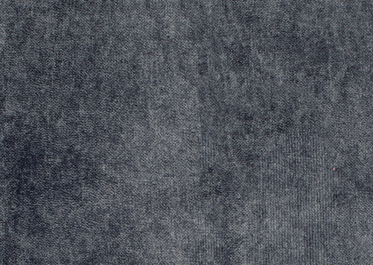 ECKSOFA Grau Velours  - Chromfarben/Grau, Design, Kunststoff/Textil (173/276cm) - Stylife