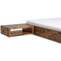 NACHTSCHRANK 50/41/16 cm Akazie massiv  - Braun/Akaziefarben, KONVENTIONELL, Holz (50/41/16cm) - Hasena