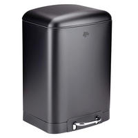 ABFALLSAMMLER 12 L  - Schwarz, Basics, Kunststoff/Metall (27,5/25,5/40cm) - Dirt Devil