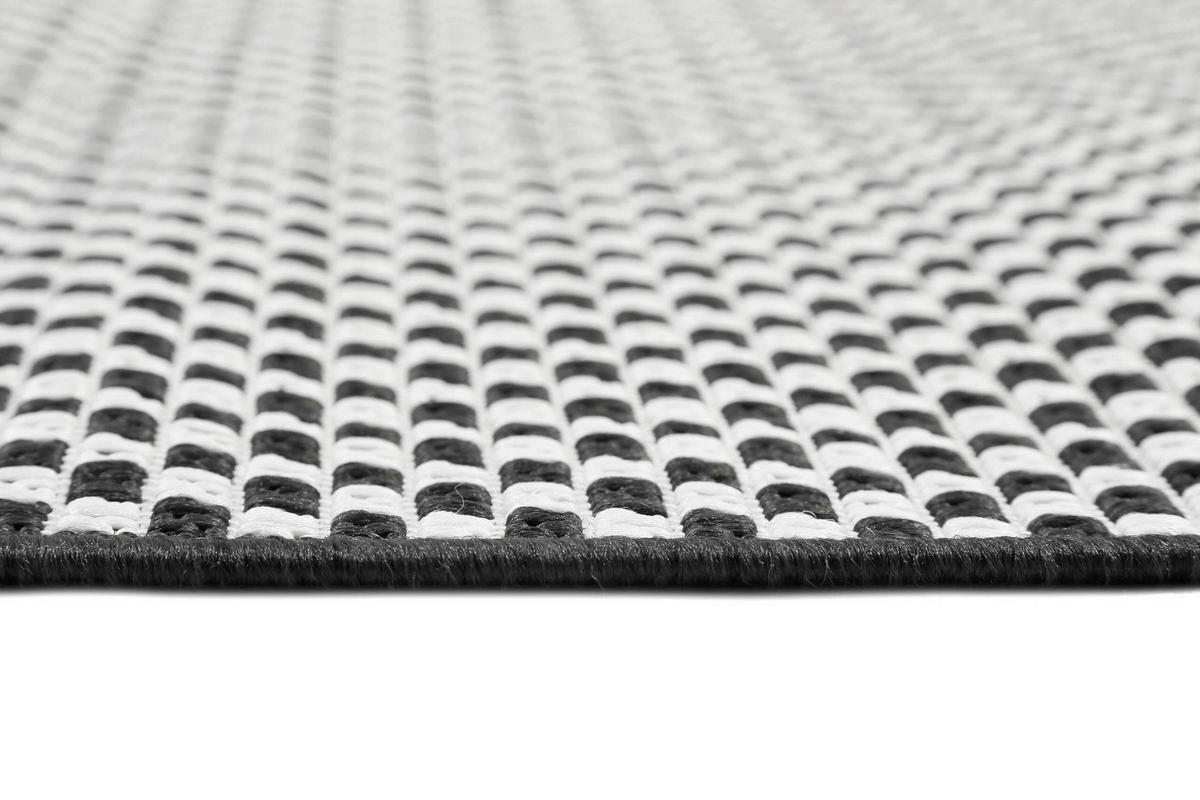 OUTDOORTEPPICH 133/200 cm Raccoon Schwarz  - Schwarz, Design, Textil (133/200cm) - Esprit