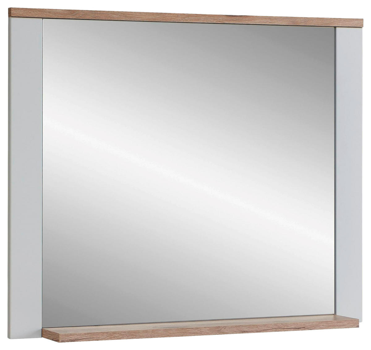 WANDSPIEGEL 98/80/17 cm    in  - Eichefarben/Braun, LIFESTYLE, Holzwerkstoff (98/80/17cm) - MID.YOU