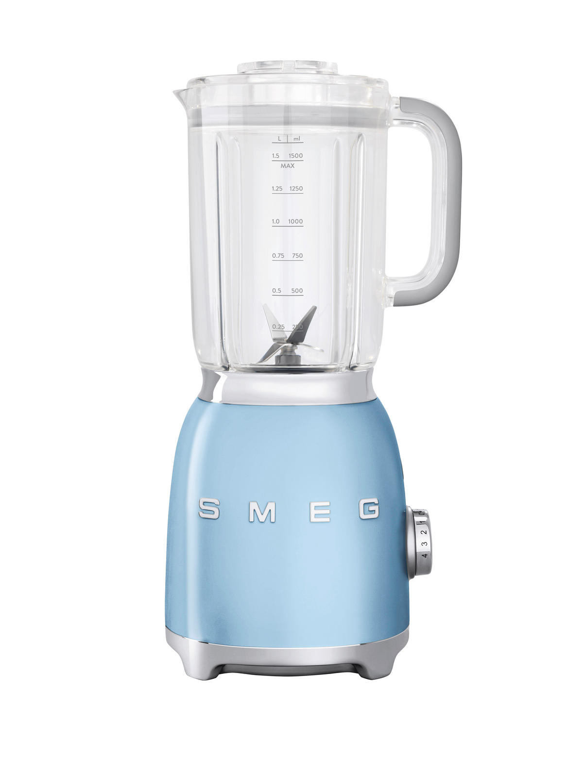 SAMOSTOJEĆI MIKSER  - svijetlo plava, Basics, metal (19,7/39,7/16,3cm) - SMEG