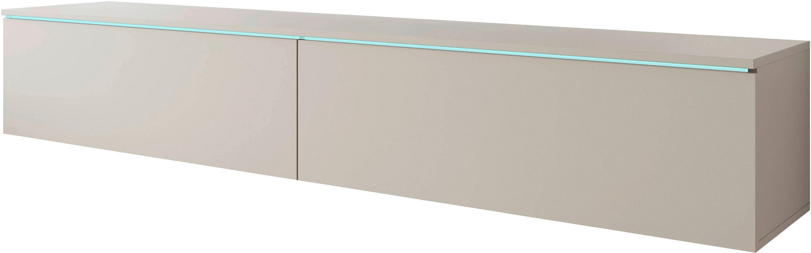 LOWBOARD  in  - Kaschmir/Beige, Trend, Holzwerkstoff/Kunststoff (180/30/33cm) - MID.YOU