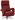 RELAXSESSEL Mikrofaser Kopfteilverstellung    - Chromfarben/Rot, Design, Textil/Metall (77/110/87cm) - Valdera
